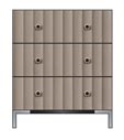 3 drawer bedside chest