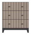 3-drawer bedside chest