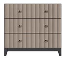 36inch 3 drawer bedside chest