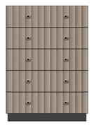 36 inch 5-drawer chest