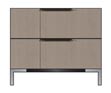 28" 2-drawer nightstand