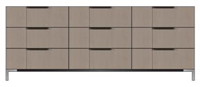 84 inch 9-drawer dresser
