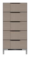 24 inch 5-drawer chest
