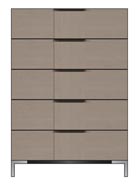 36 inch 5-drawer chest