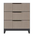 28" 3 drawer bedside chest