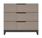 36 inch 3-drawer bedside chest
