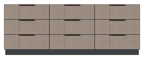 84" 9-drawer dresser