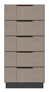 24 inch 5-drawer chest