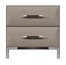 24 inch 2 drawer nightstand