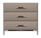 3-drawer bedside chest