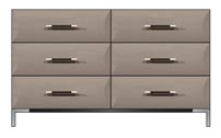 56 inch 6-drawer dresser