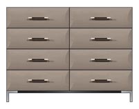 56 inch 8-drawer dresser