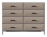 56 inch 8-drawer dresser