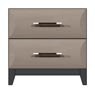24 inch 2 drawer nightstand