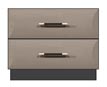 28" 2-drawer nightstand