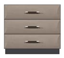 36 inch 3-drawer bedside chest