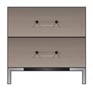24 inch two drawer nightstand