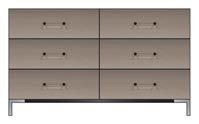 56 inch six drawer dresser