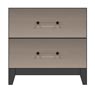 24 inch two drawer nightstand