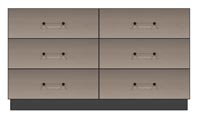 56 inch six drawer dresser