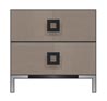 24 inch two drawer nightstand