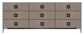 84 inch nine drawer dresser