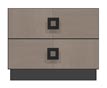 28 inch two drawer nightstand
