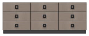 84 inch nine drawer dresser