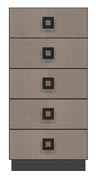 24 inch five drawer chest