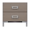 24 inch two drawer nightstand
