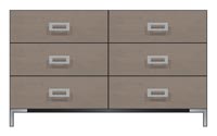 56 inch six drawer dresser