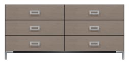 72 inch six drawer dresser
