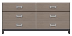 72 inch six drawer dresser