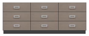 84 inch nine drawer dresser