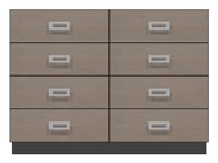56 inch eight drawer dresser