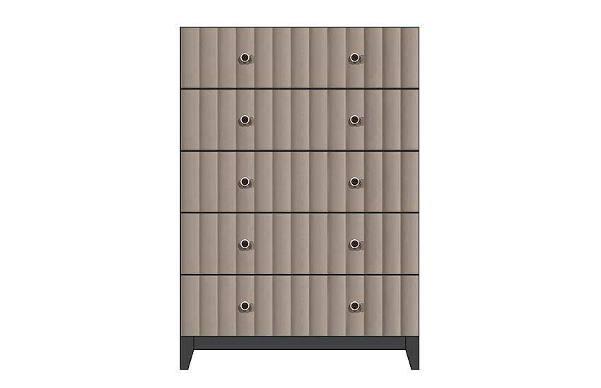 36 inch 5-drawer chest