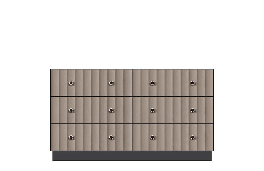 56 inch 6-drawer dresser