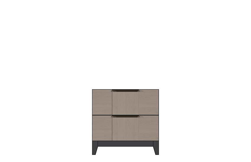 24 inch 2 drawer nightstand