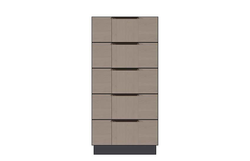 24 inch 5-drawer chest