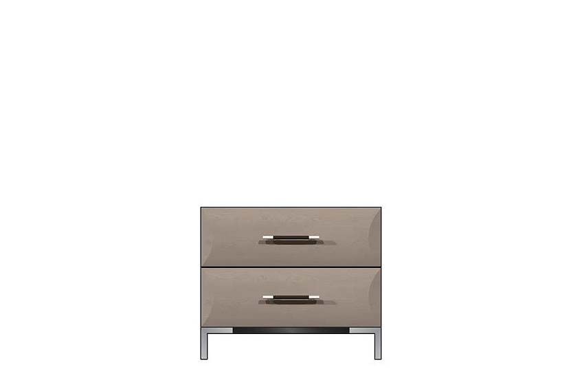 28" 2-drawer nightstand