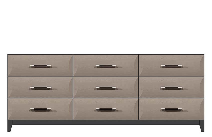 84" 9-drawer dresser