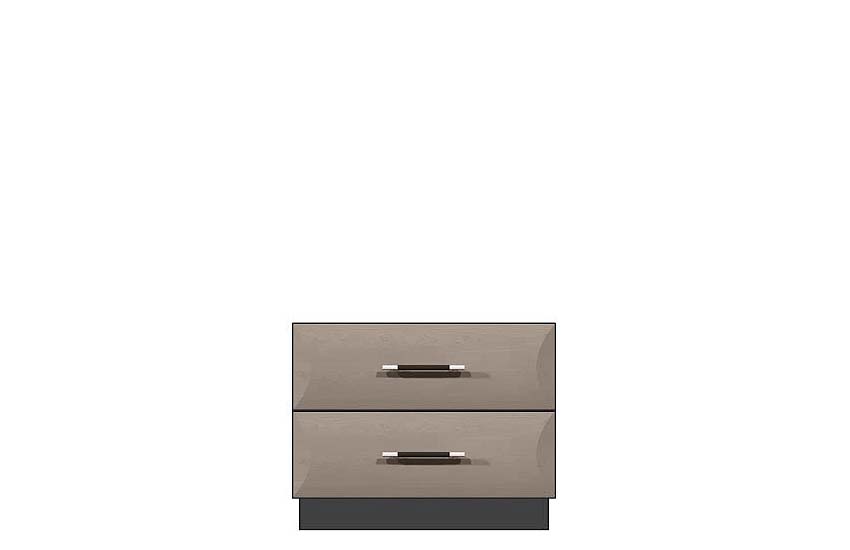 28" 2-drawer nightstand