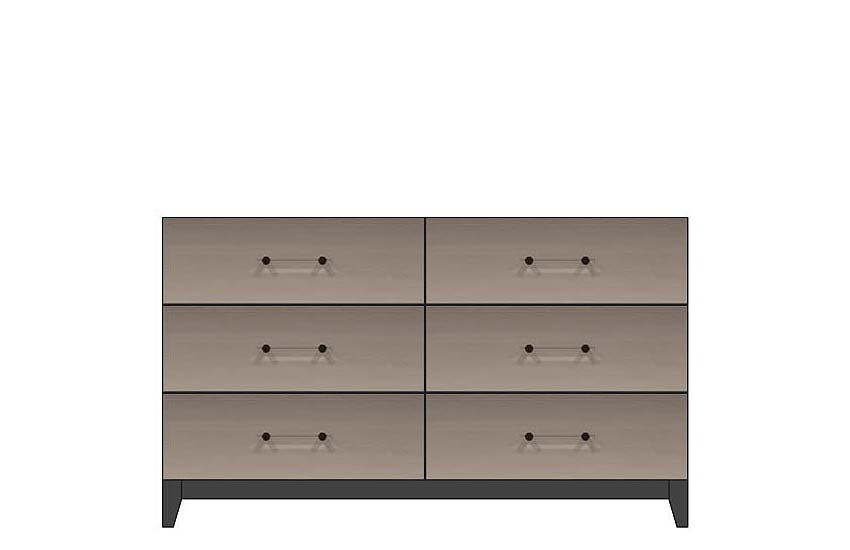 56 inch 6 drawer dresser