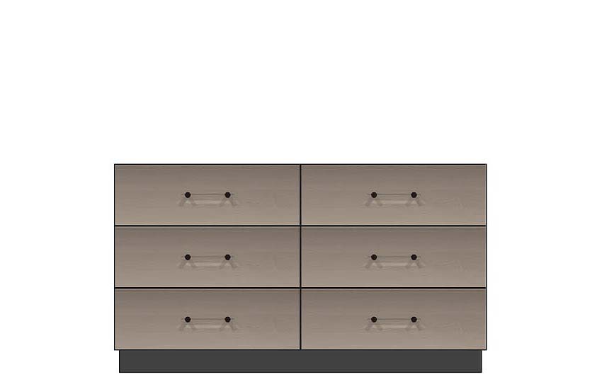 56 inch six drawer dresser