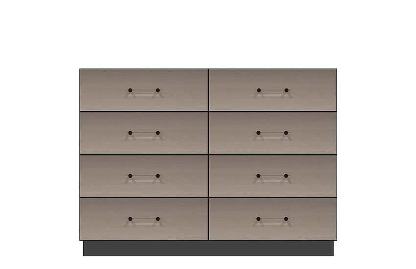 56 inch six drawer dresser