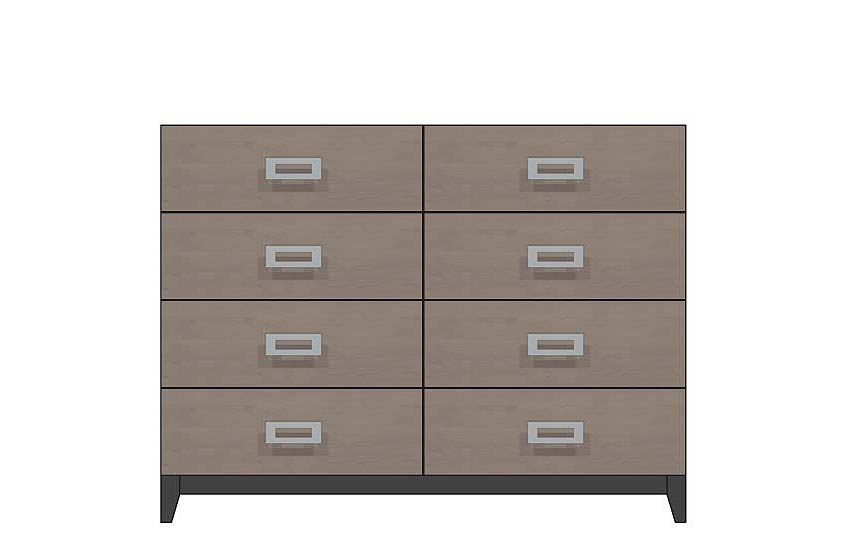 56 inch eight drawer dresser