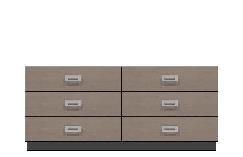 72 inch six drawer dresser