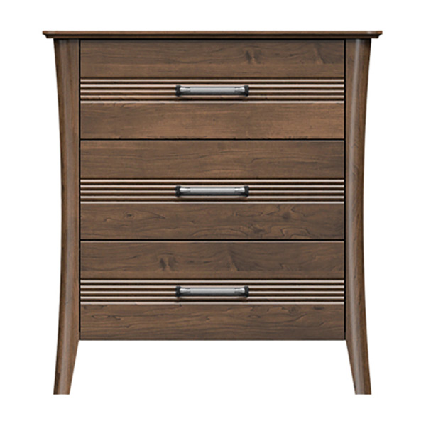 220-bc332-d4 westwood 3drw bedside chest